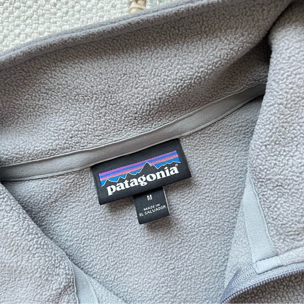 Patagonia Women's Micro D® 1/4-Zip Grey Pullover Sweater Women’s Medium - Picture 10 of 12